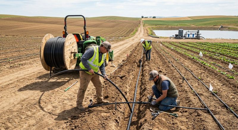 Crop Irrigation Installation in Ventura County, CA