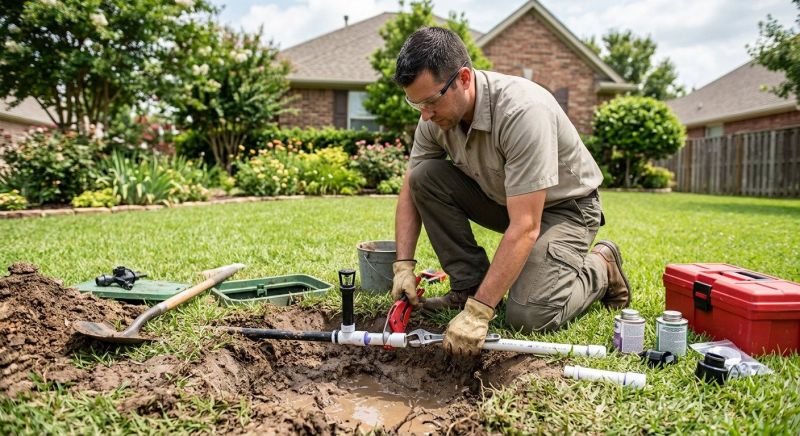 Damaged Sprinkler Repair in Aiken, SC