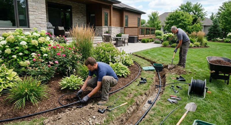 Garden Irrigation Installation in Aiken, SC