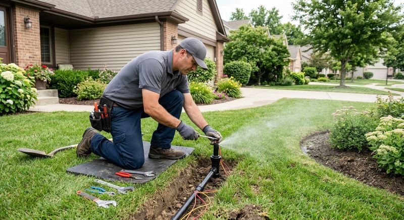 Garden Sprinkler Installation in Aiken, SC