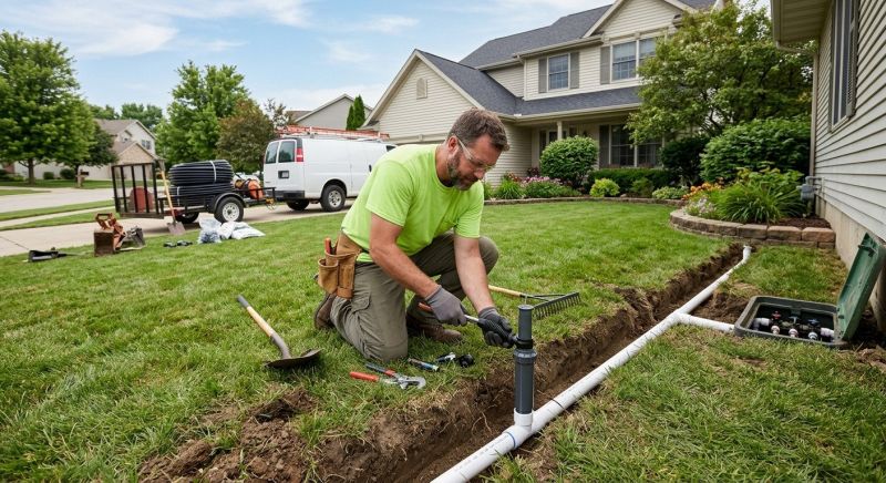 Grass Sprinkler Installation in Aiken, SC