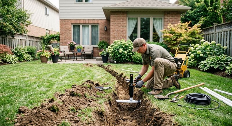 Outdoor Sprinkler Installation in Aiken, SC